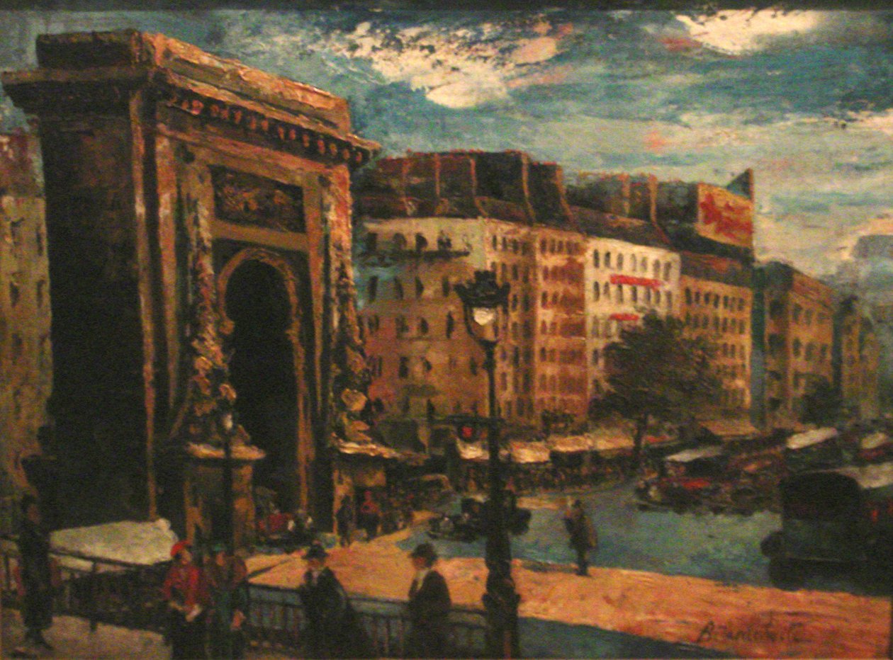 Paris Landscapen, Porte Saint-Denisn: n autorstwa Mikheil Bilanishvili