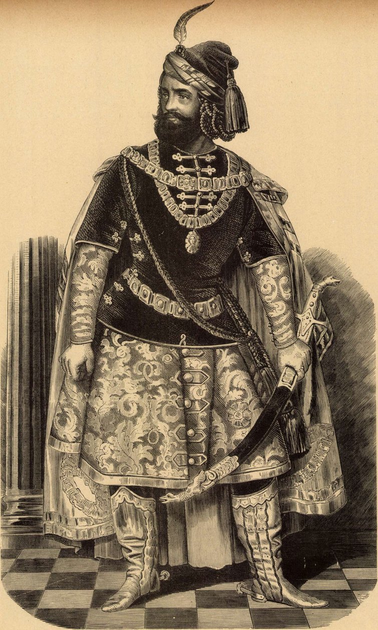 Márton Lendvay jako Bánk Bán (Miklós Barabás, 1856) autorstwa Miklós Barabás