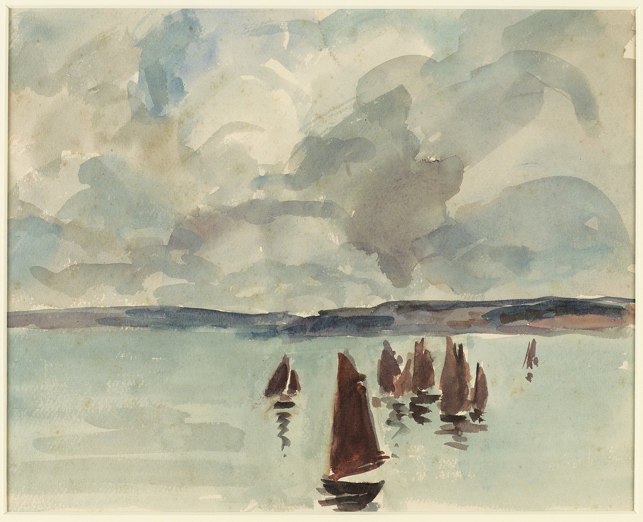 Pinasy, Arcachon Bay, ok. 1928 autorstwa Mildred Bendall