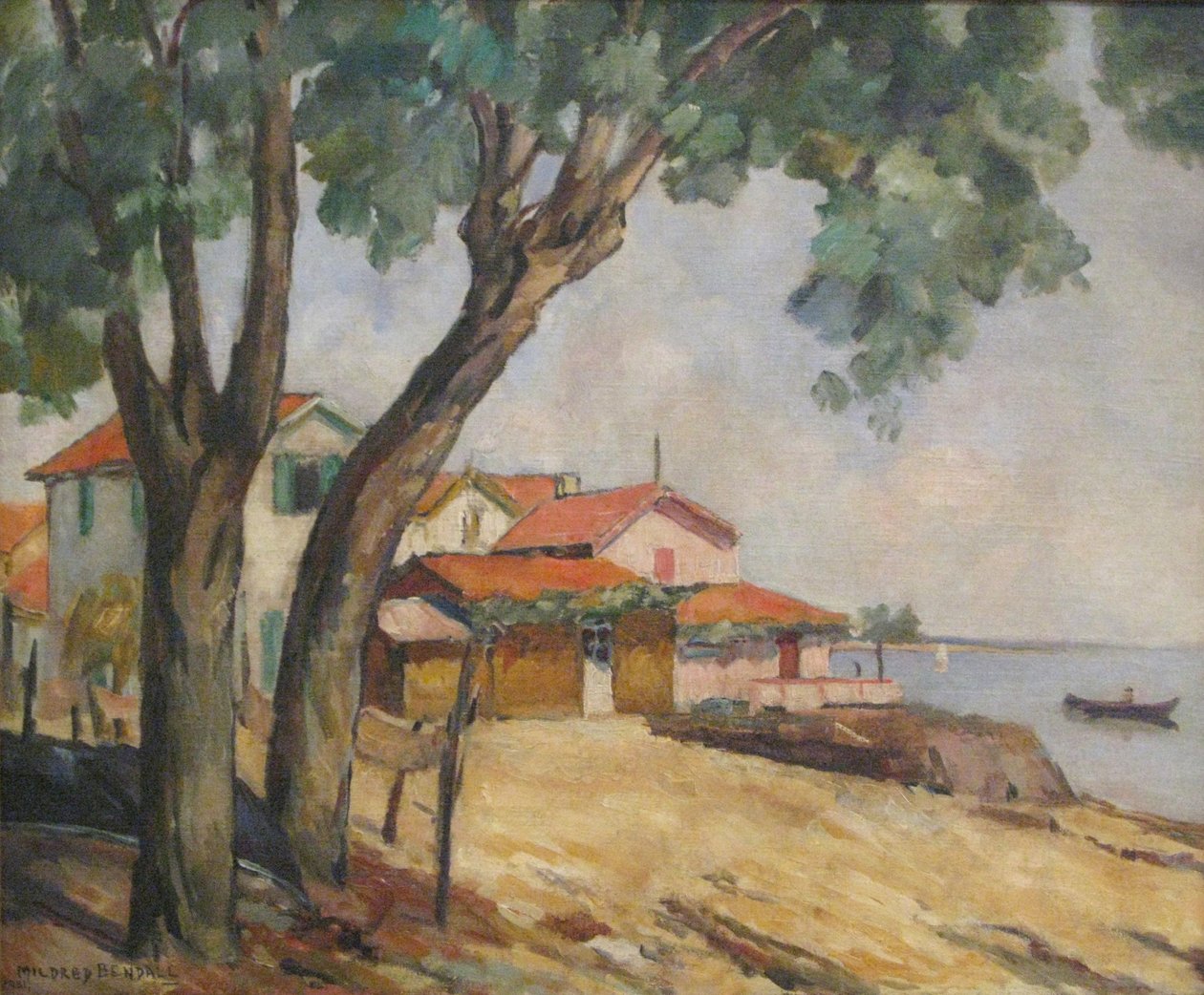 Widok w Arcachon, 1931 autorstwa Mildred Bendall
