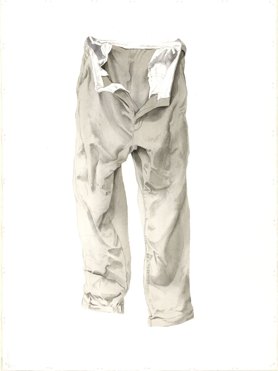 Shabby Trousers, 2003 (wc na papierze) autorstwa Miles Contemporary Artist Thistlethwaite