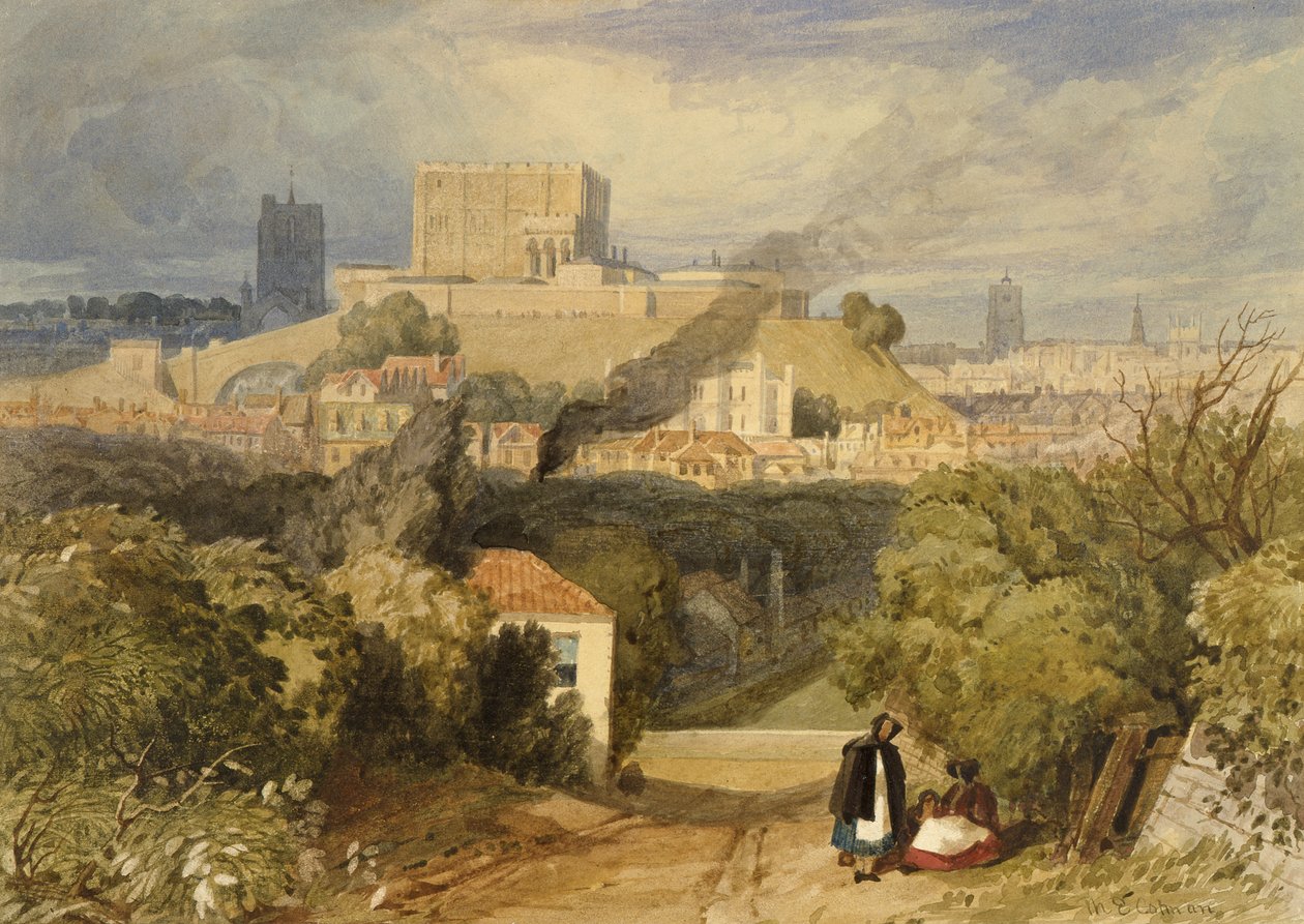 No.1188 Norwich ze Wschodu, ok.1828 autorstwa Miles Edmund Cotman