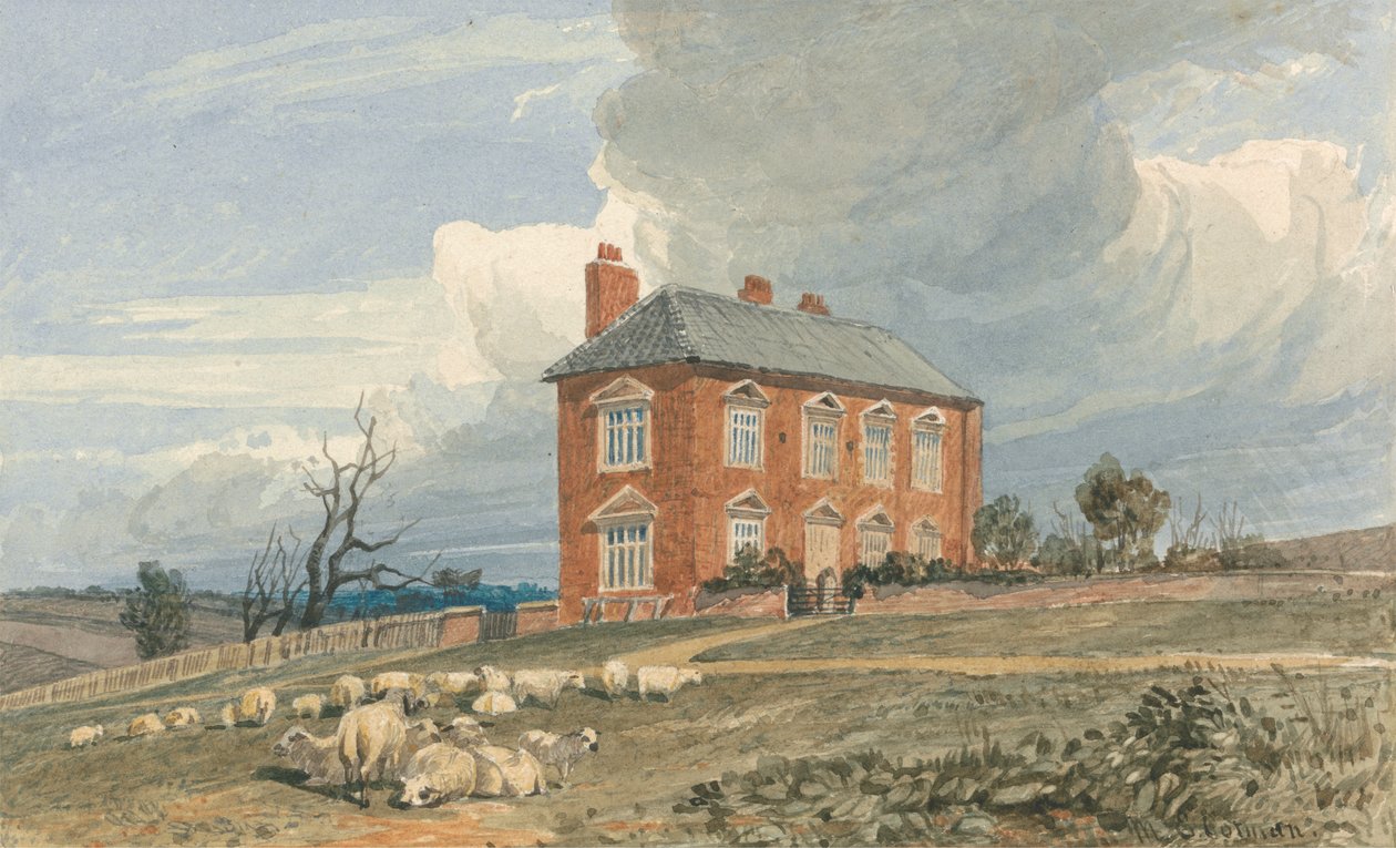 Irmingland Hall, polonês de Norfolk autorstwa Miles Edmund Cotman