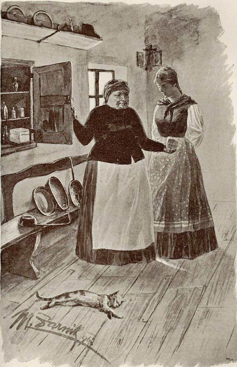 Ilustracja wiersza Finzgara Triglav autorstwa Miljutin Zarnik