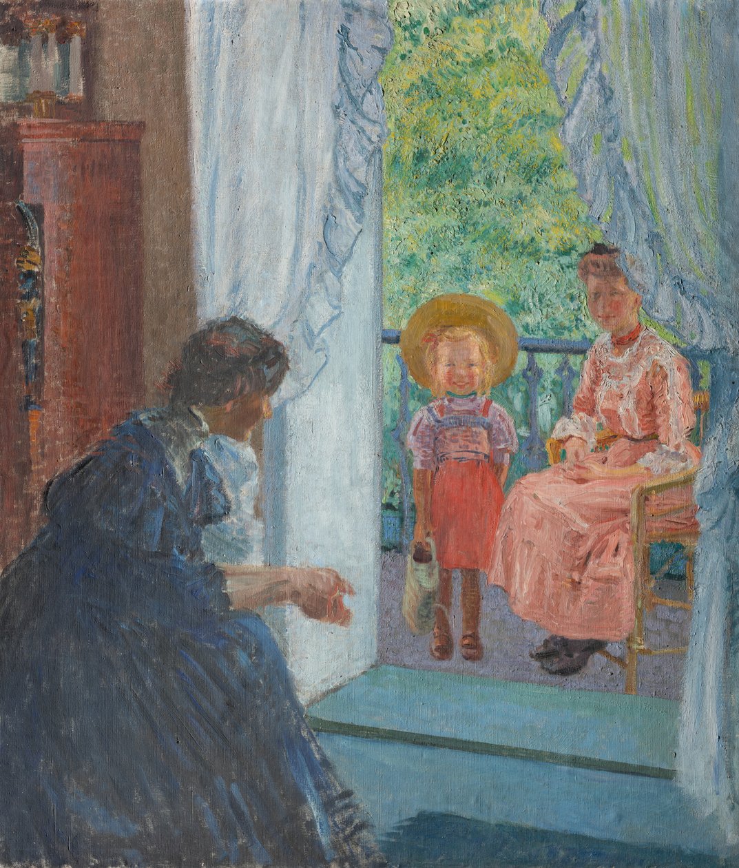 Balkon, 1908 autorstwa Milos Jiranek