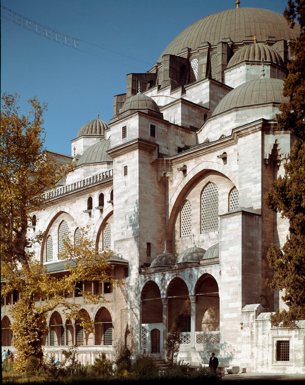 Widok na meczet Sulejmana (1550-1557) autorstwa Mimar Sinan