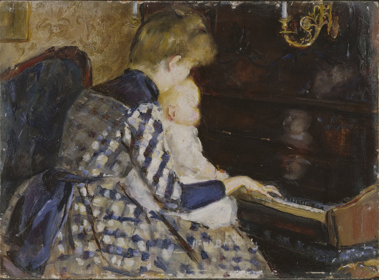 Przy fortepianie autorstwa Mina Carlson Bredberg