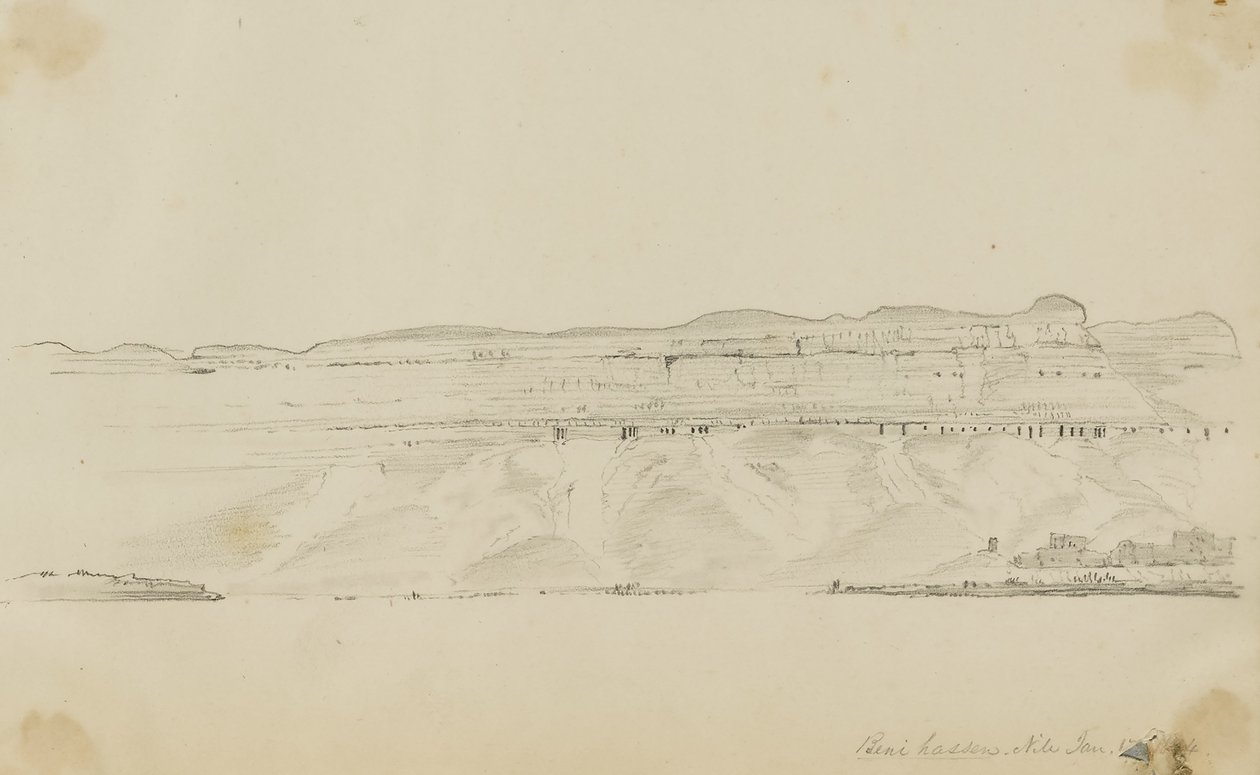 Beni Hasan autorstwa Miner Kilbourne Kellogg