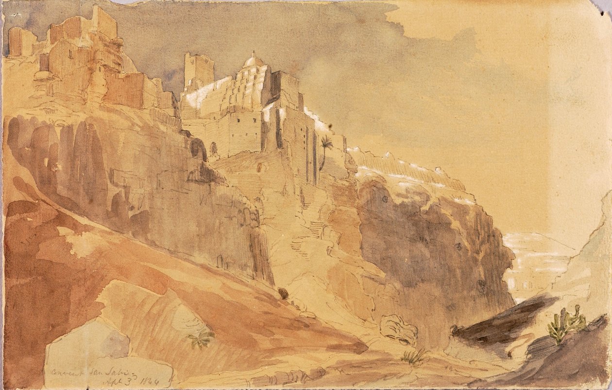 Klasztor San Sabi autorstwa Miner Kilbourne Kellogg