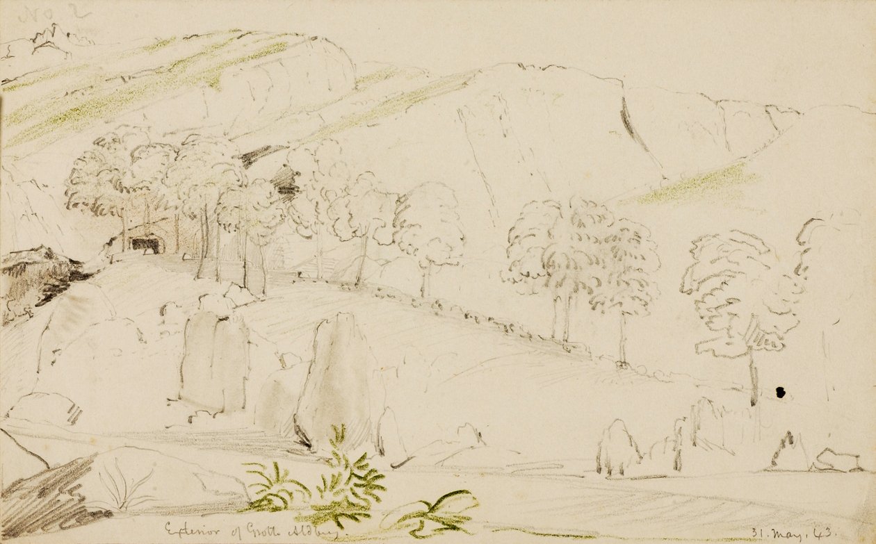 Zewnętrzna część Grotto, Aldberg autorstwa Miner Kilbourne Kellogg