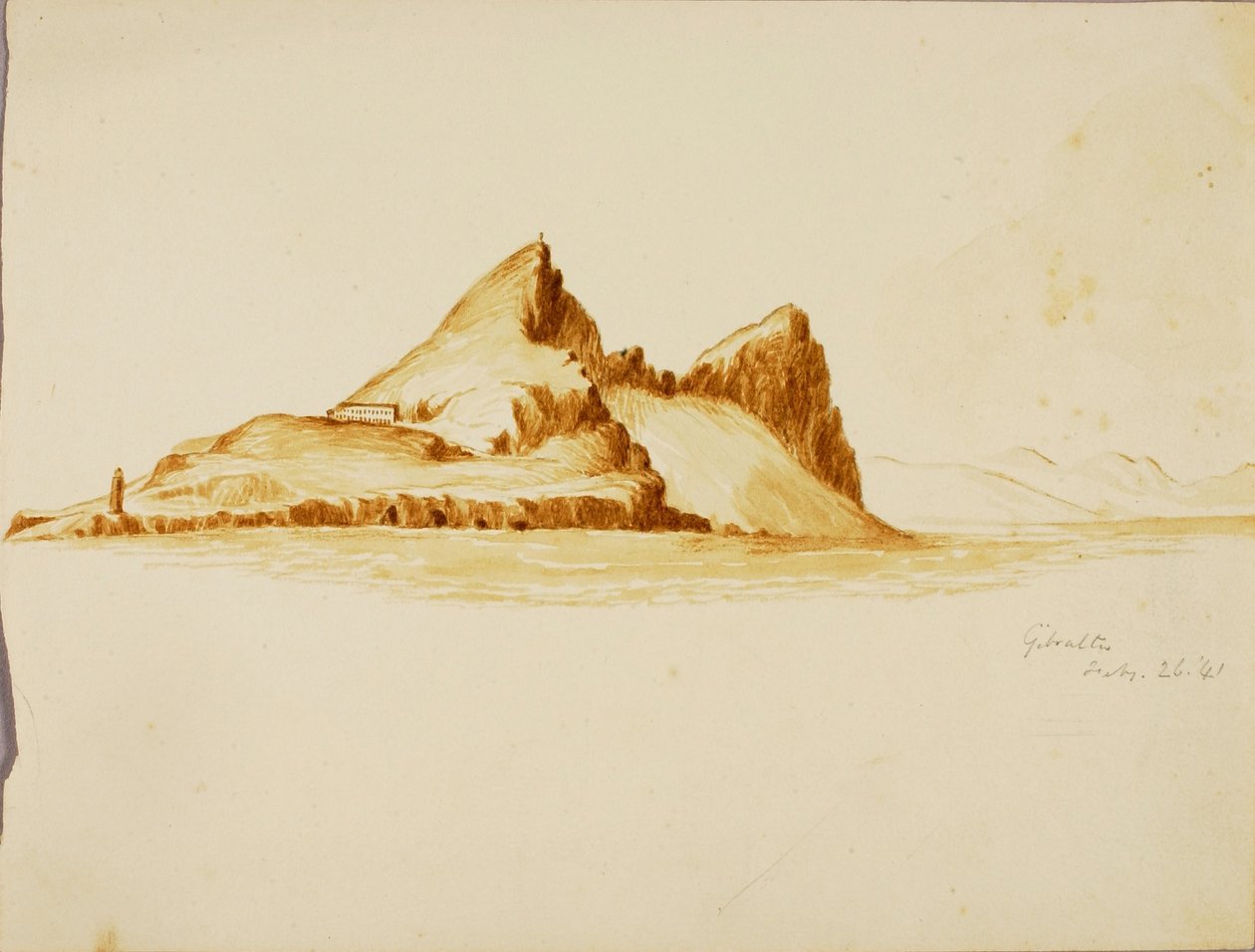 Gibraltar autorstwa Miner Kilbourne Kellogg