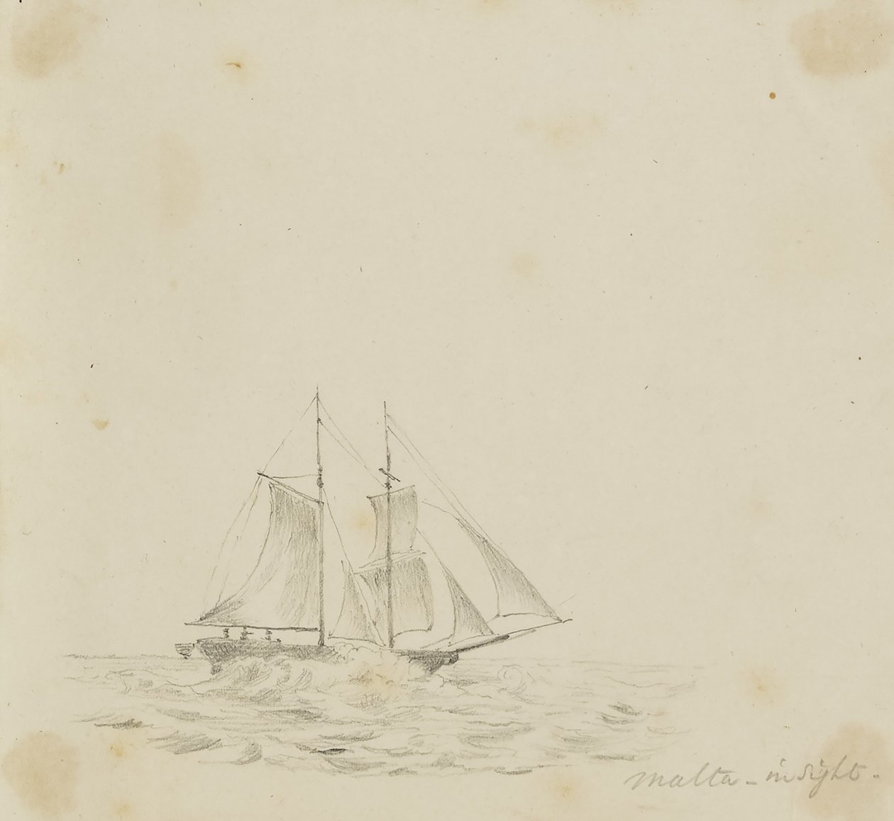 Malta (statek) autorstwa Miner Kilbourne Kellogg