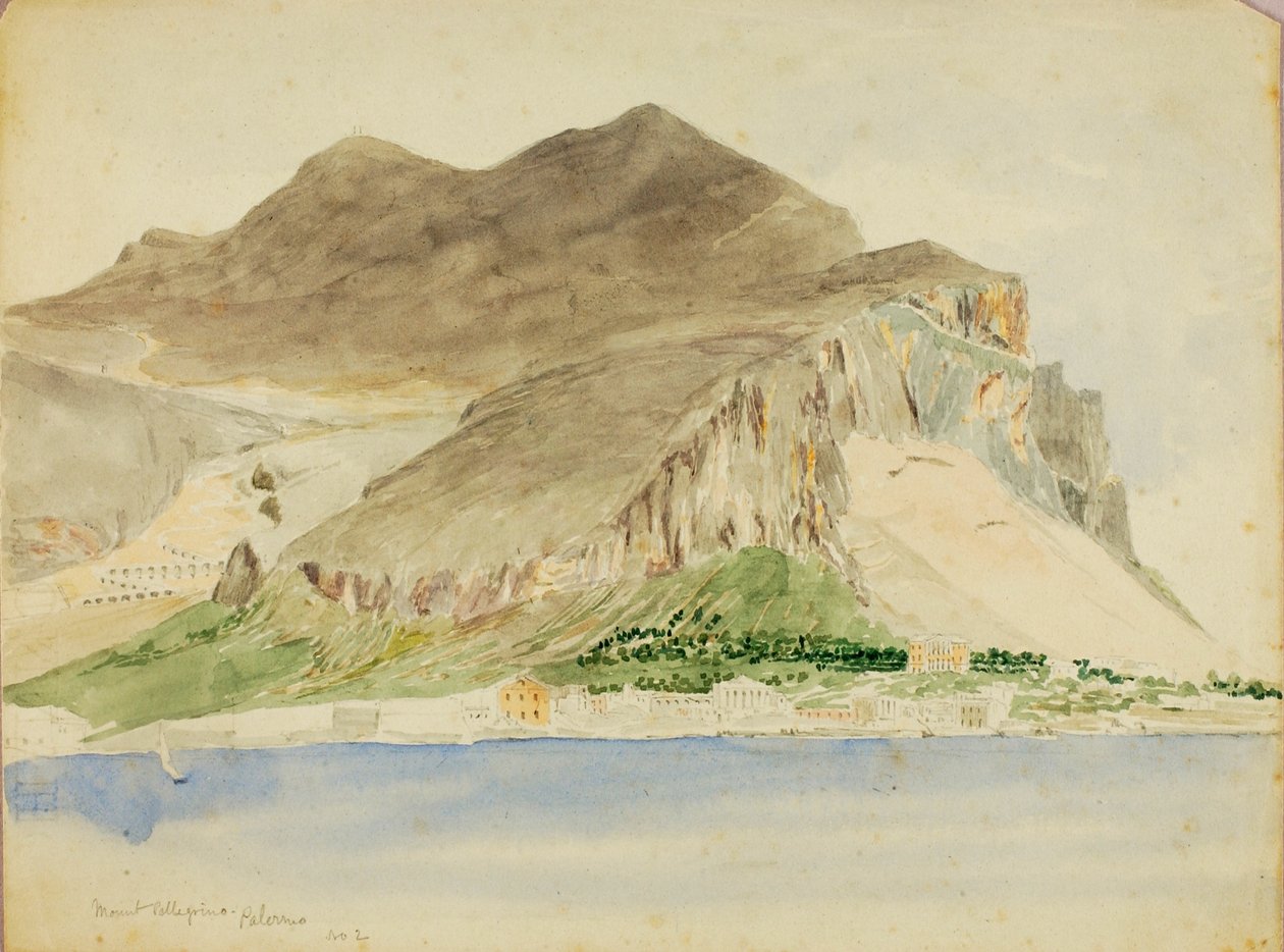 Góra Pellegrino, Palermo autorstwa Miner Kilbourne Kellogg