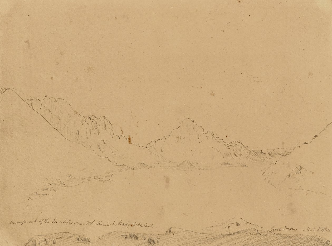 Mt. Synaj autorstwa Miner Kilbourne Kellogg