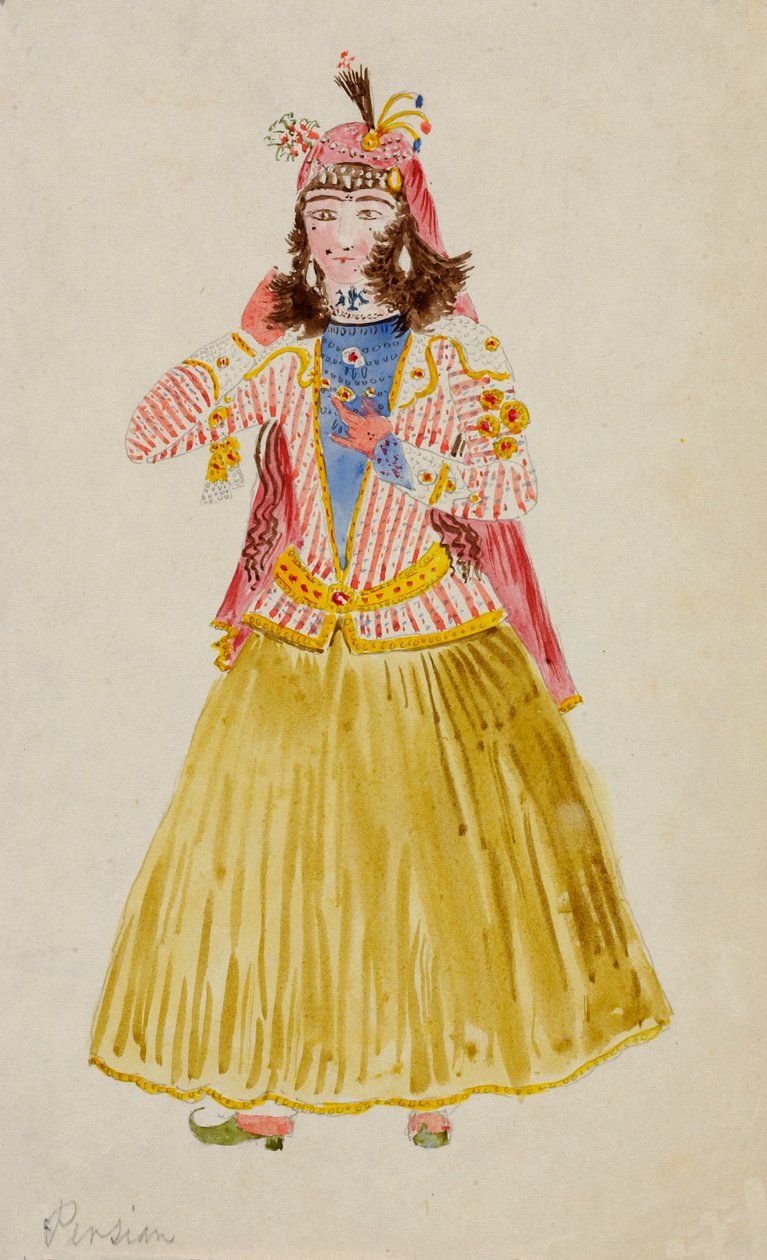 Perska dziewczyna, b.d. autorstwa Miner Kilbourne Kellogg