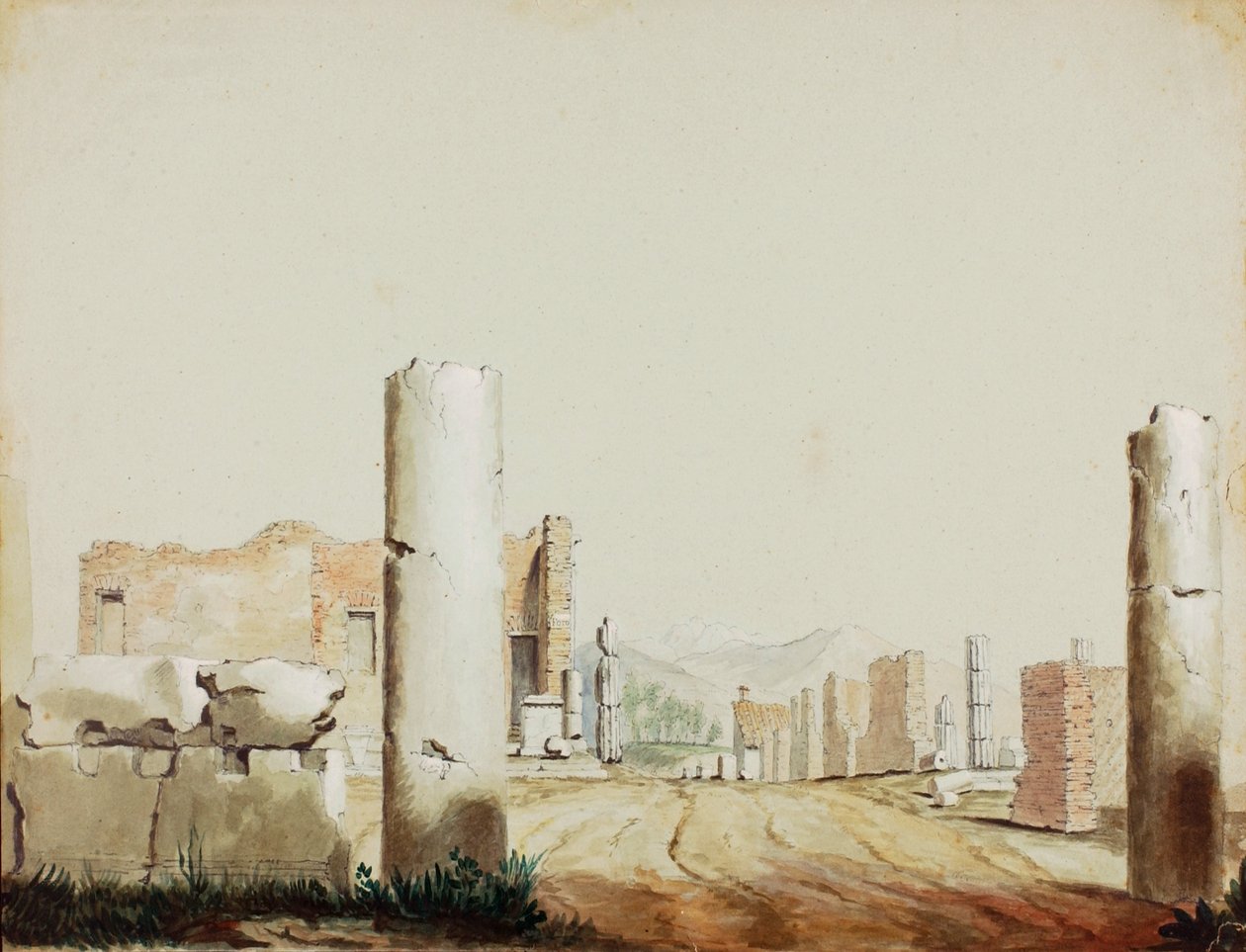 Pompeje, Włochy autorstwa Miner Kilbourne Kellogg