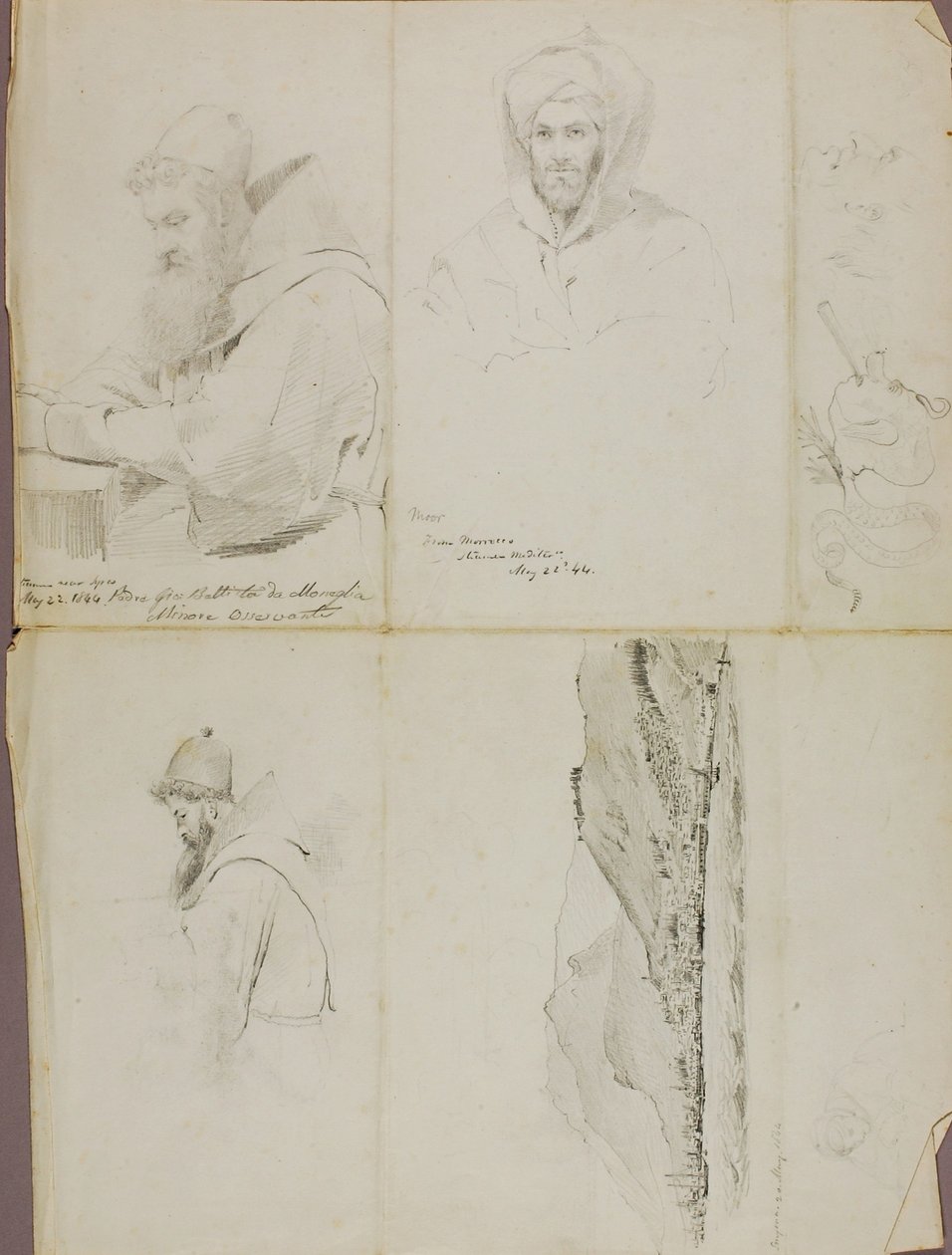 Studia - pejzaż i portret autorstwa Miner Kilbourne Kellogg