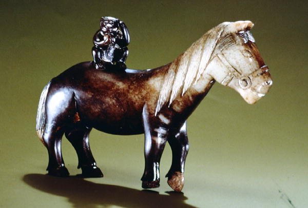 Koń i małpa (jadeit) autorstwa Ming Dynasty Chinese School