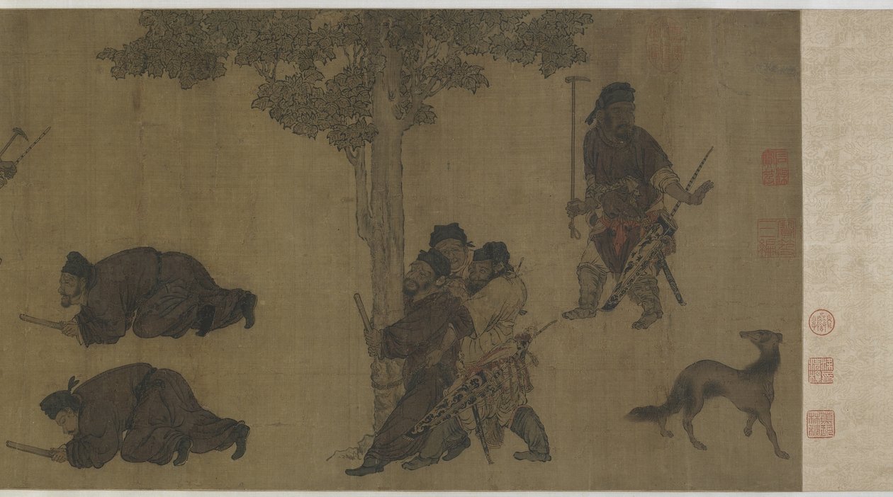 Upomnienie w łańcuchach autorstwa Ming Dynasty Chinese School