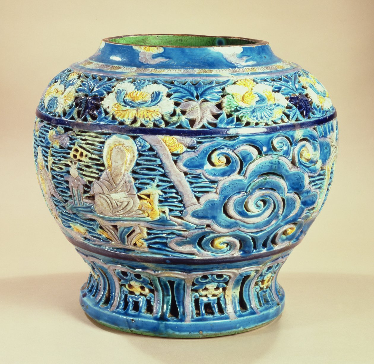 Duży wazon, dynastia Ming autorstwa Ming Dynasty Chinese School