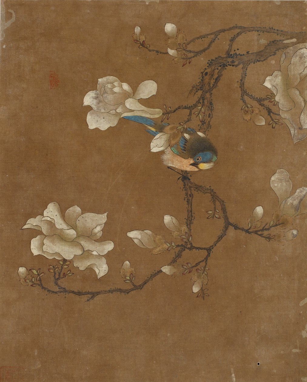 Dziesięć zdjęć ptaków i kwiatów (kolor na jedwabiu) autorstwa Ming Dynasty Chinese School