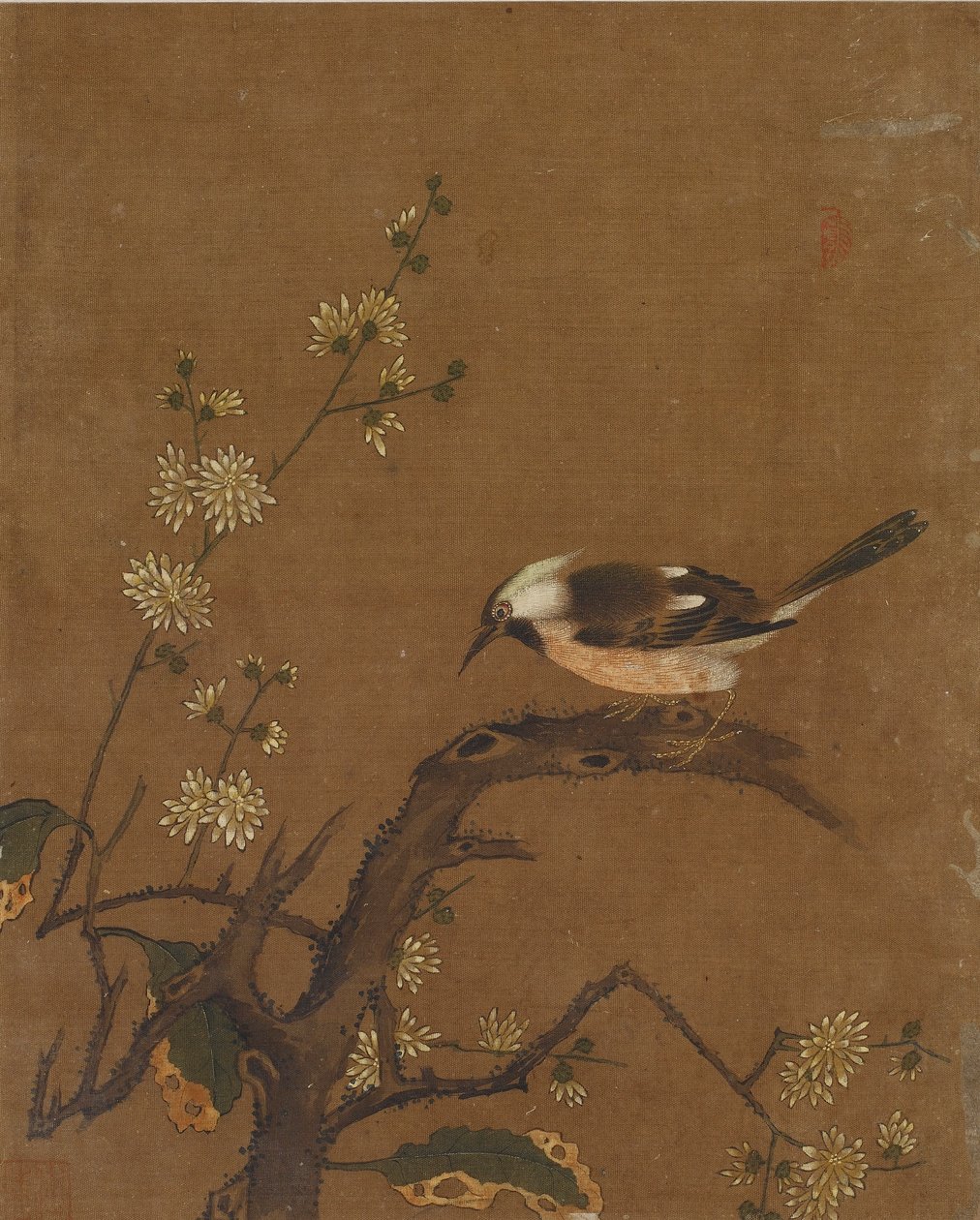 Dziesięć zdjęć ptaków i kwiatów (kolor na jedwabiu) autorstwa Ming Dynasty Chinese School