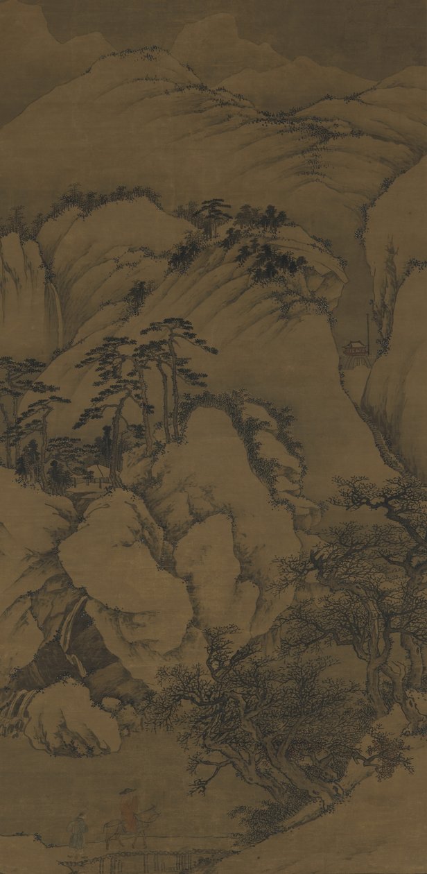 Wiatr i śnieg na moście Ba, XV-XVI w. autorstwa Ming Dynasty Chinese School