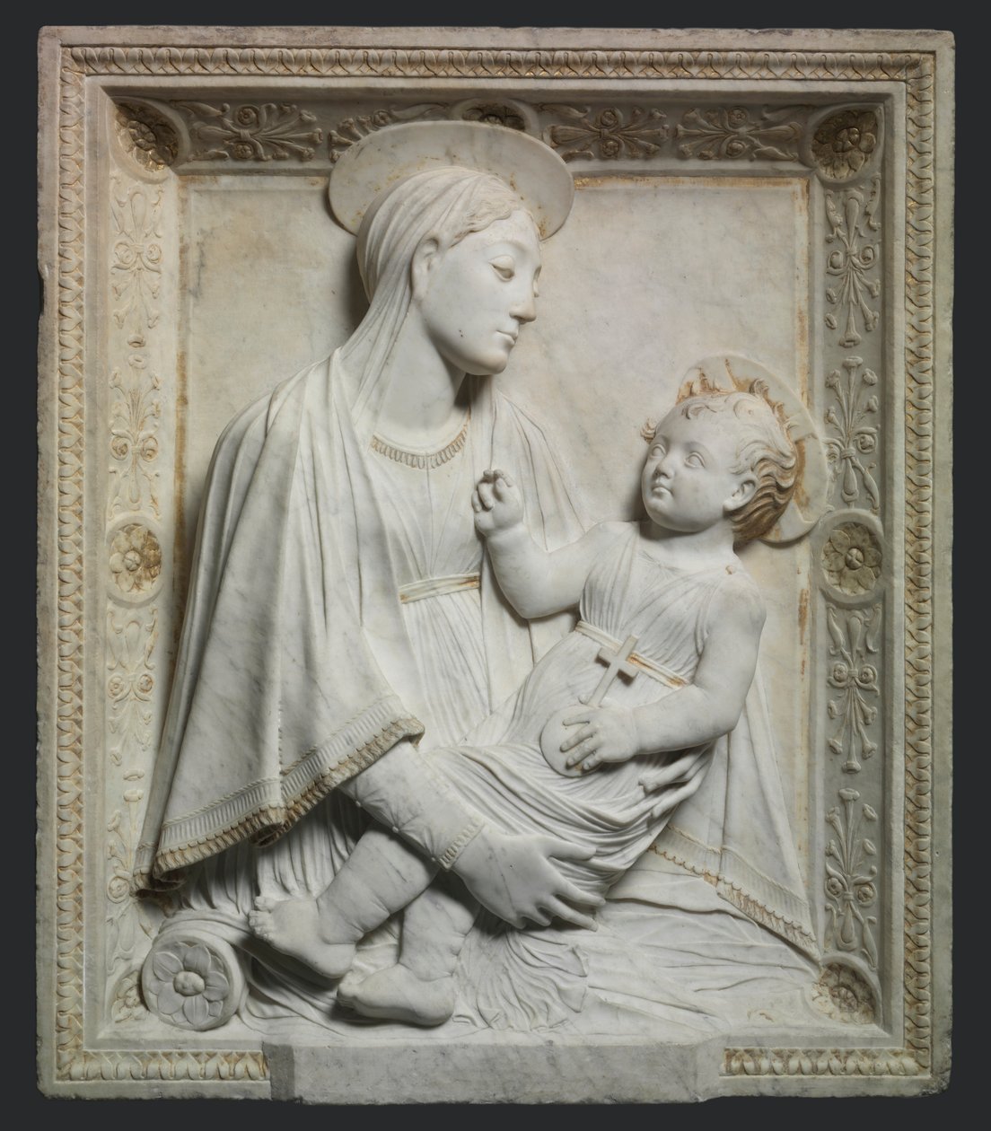 Madonna z Dzieciątkiem, do 1461 roku. autorstwa Mino da Fiesole
