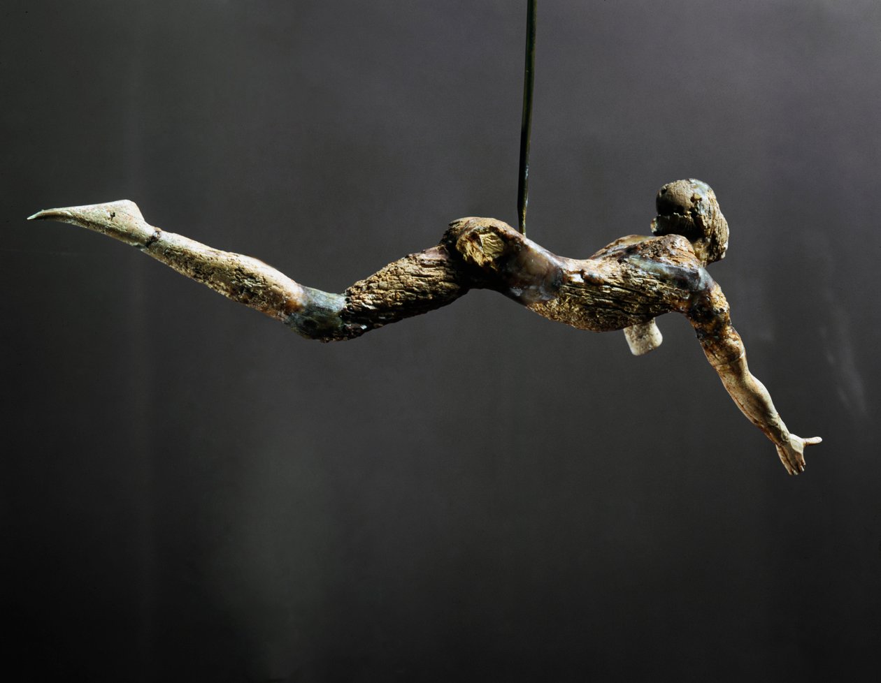 Akrobata (zwany także Bull leaper), figurka z kości słoniowej, 1700-1400 pne autorstwa Minoan