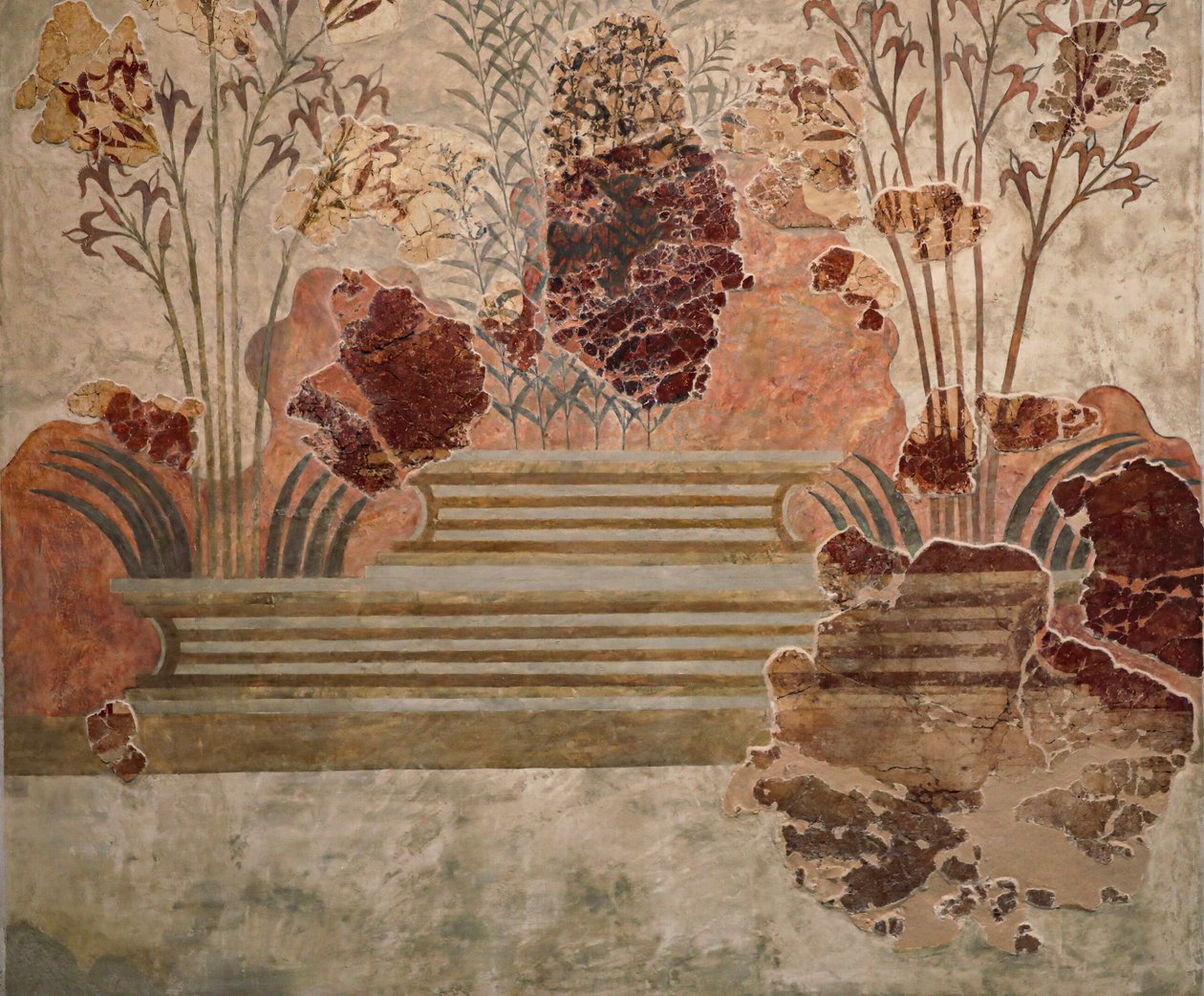 Panel "Fresków Lilii" autorstwa Minoan