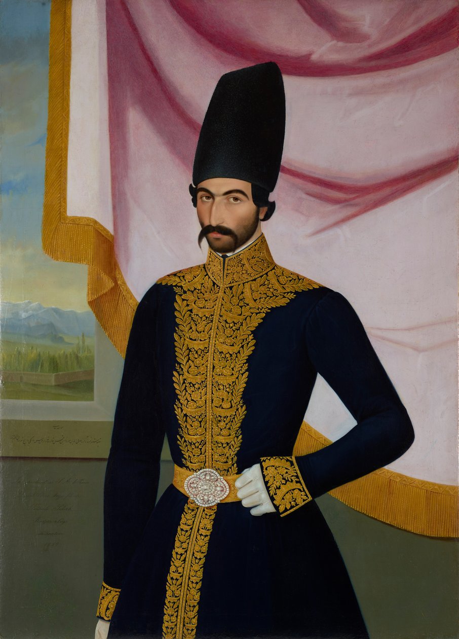 Jalal al-Din Mirza, Sun Fazl Shah Qajar autorstwa Mirza Abolhassan Khan Ghaffari