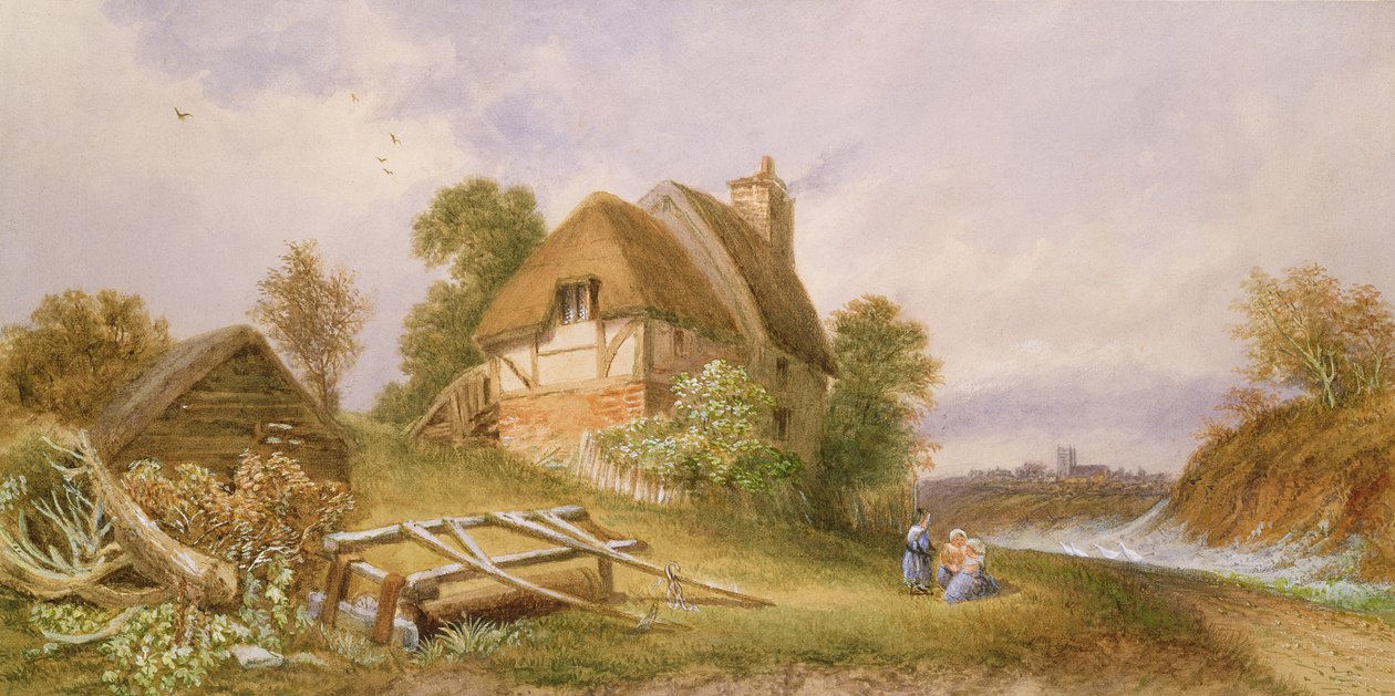 W pobliżu Christchurch, Hampshire, 1874 autorstwa Miss Lorimer