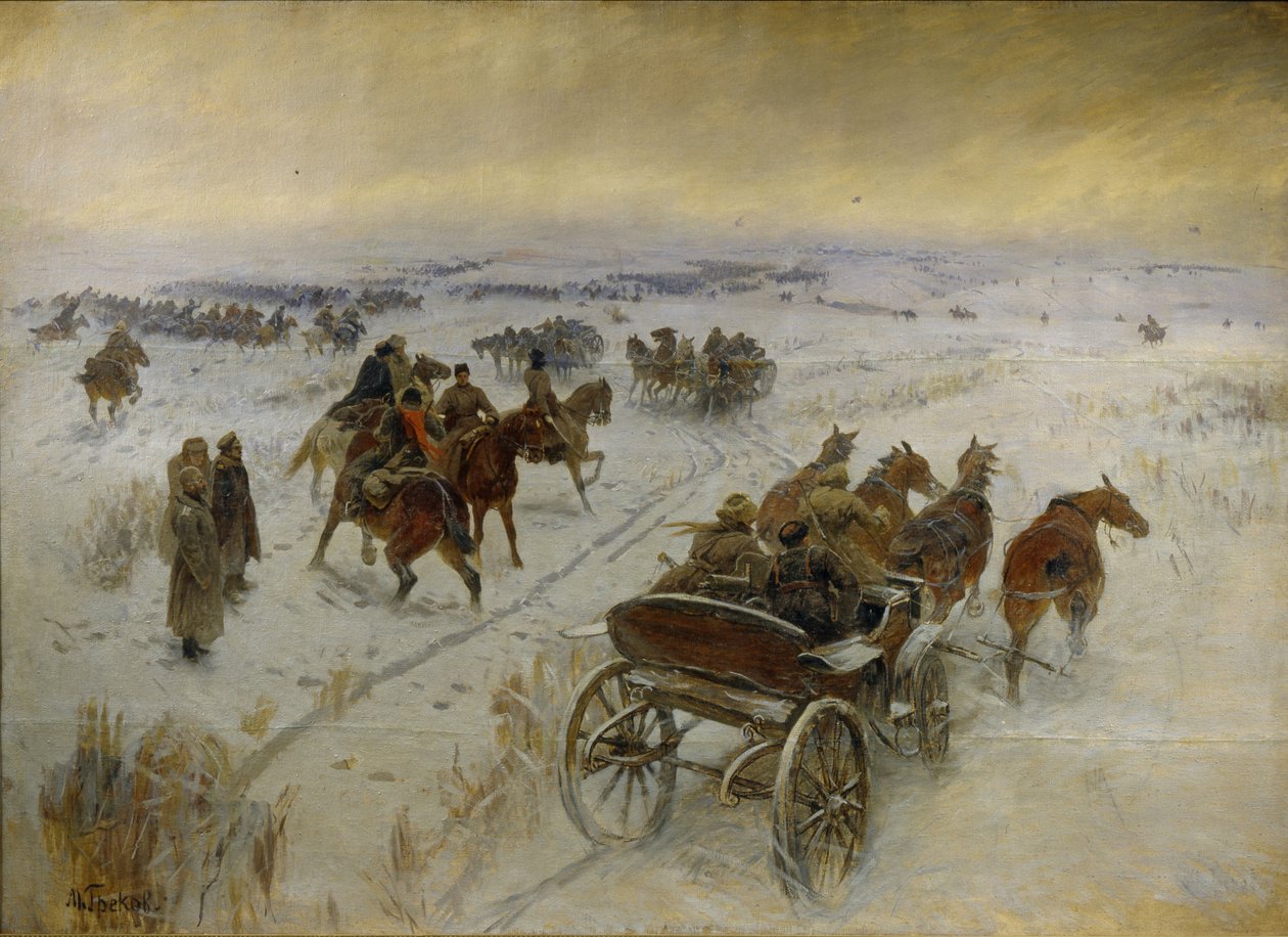 Bitwa pod Jegorłykską, 1928-1929 autorstwa Mitrofan Borisovich Grekov