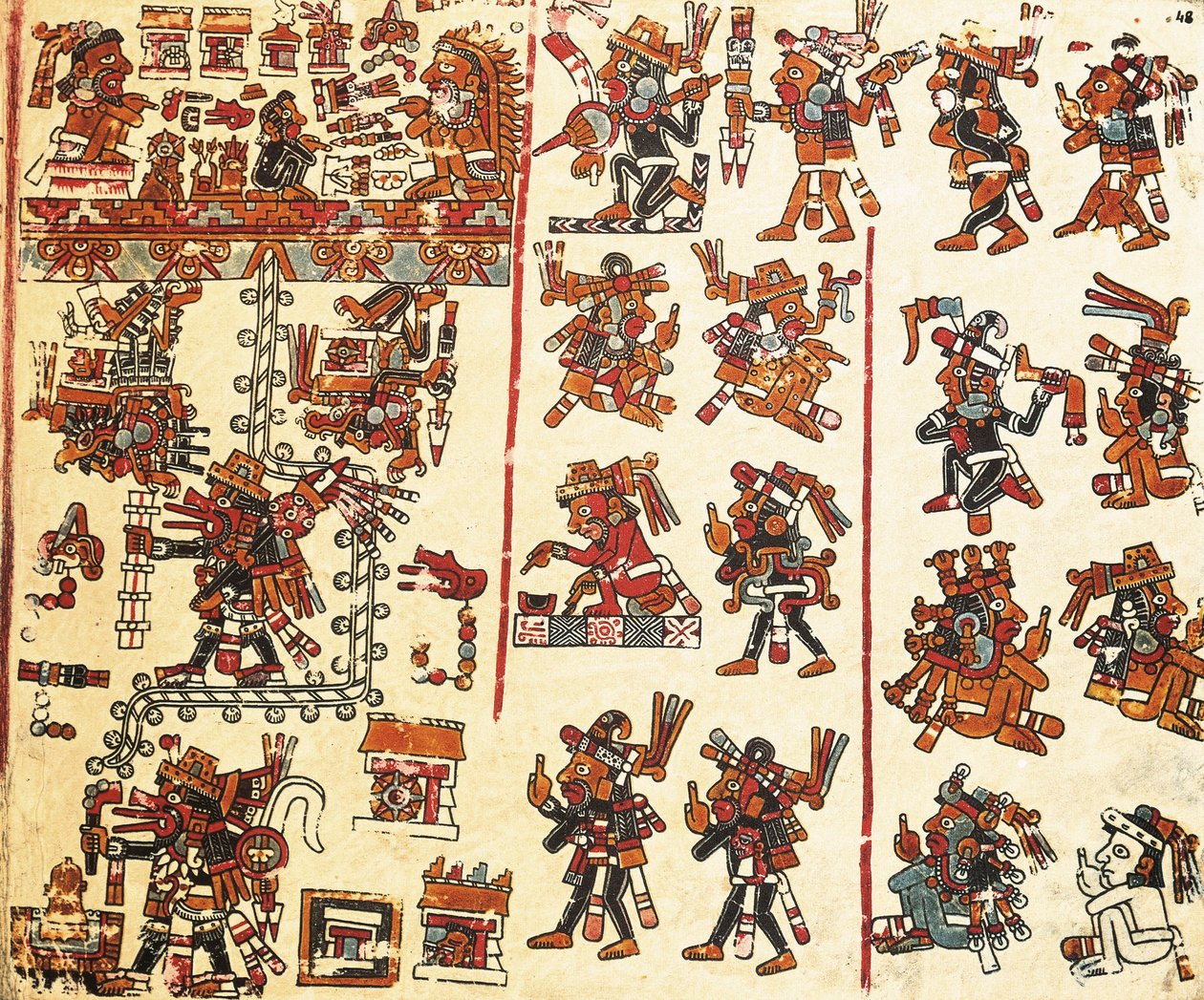 Meksykański Kodeks Wenecki autorstwa Mixtec Mixtec
