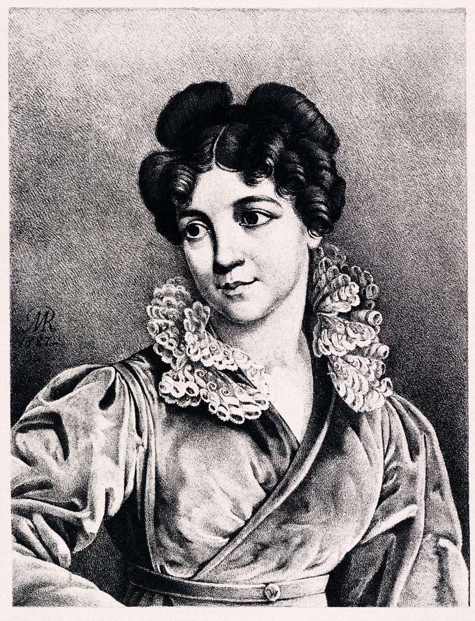 Portret hrabiny Praskovya Petrovna Kutaisova 1784-1870, 1827 autorstwa Modest Dmitryevich Rezvoy