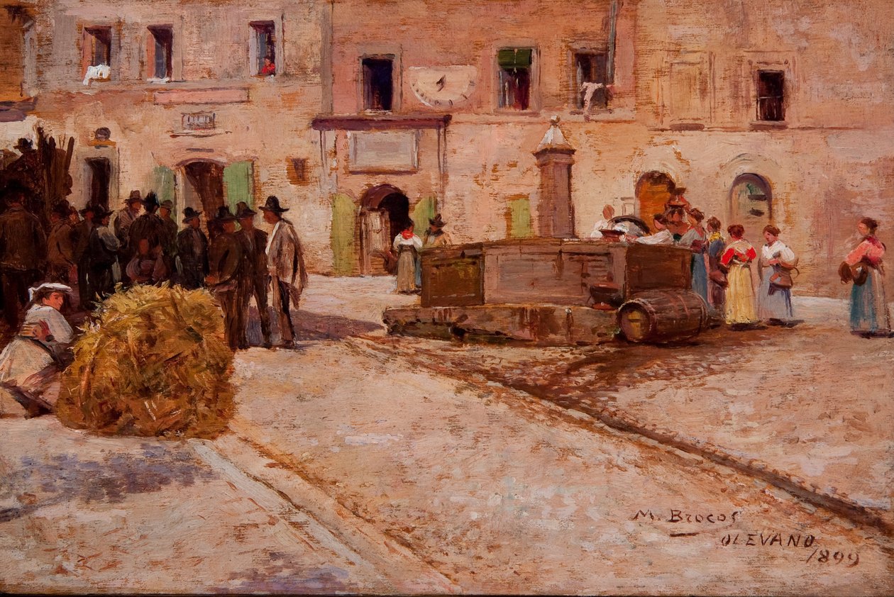 Olevano Romano, Włochy autorstwa Modesto Brocos Gómez