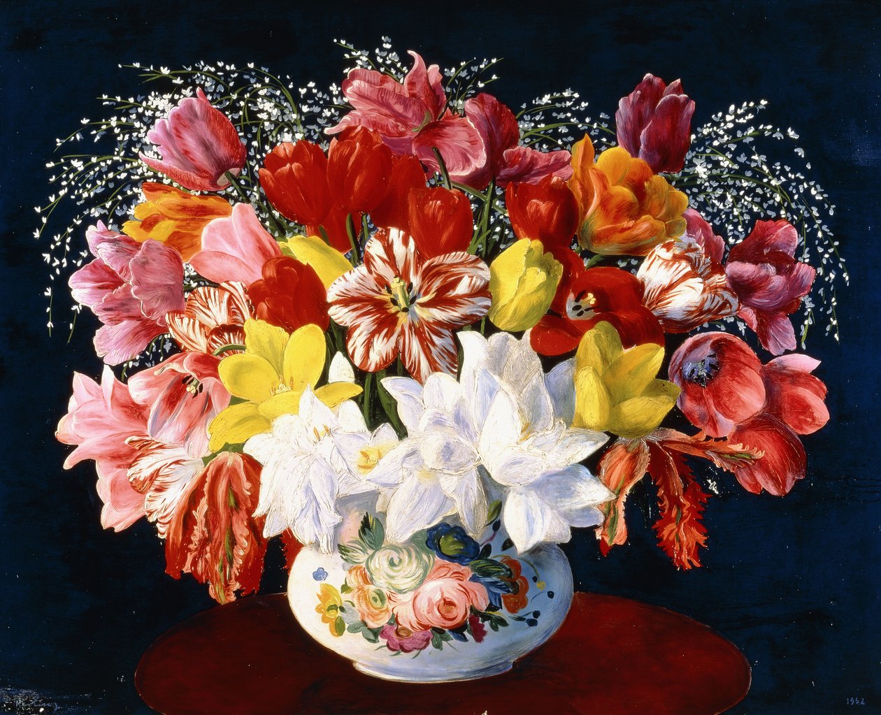 Duży bukiet tulipanów autorstwa Moise Kisling