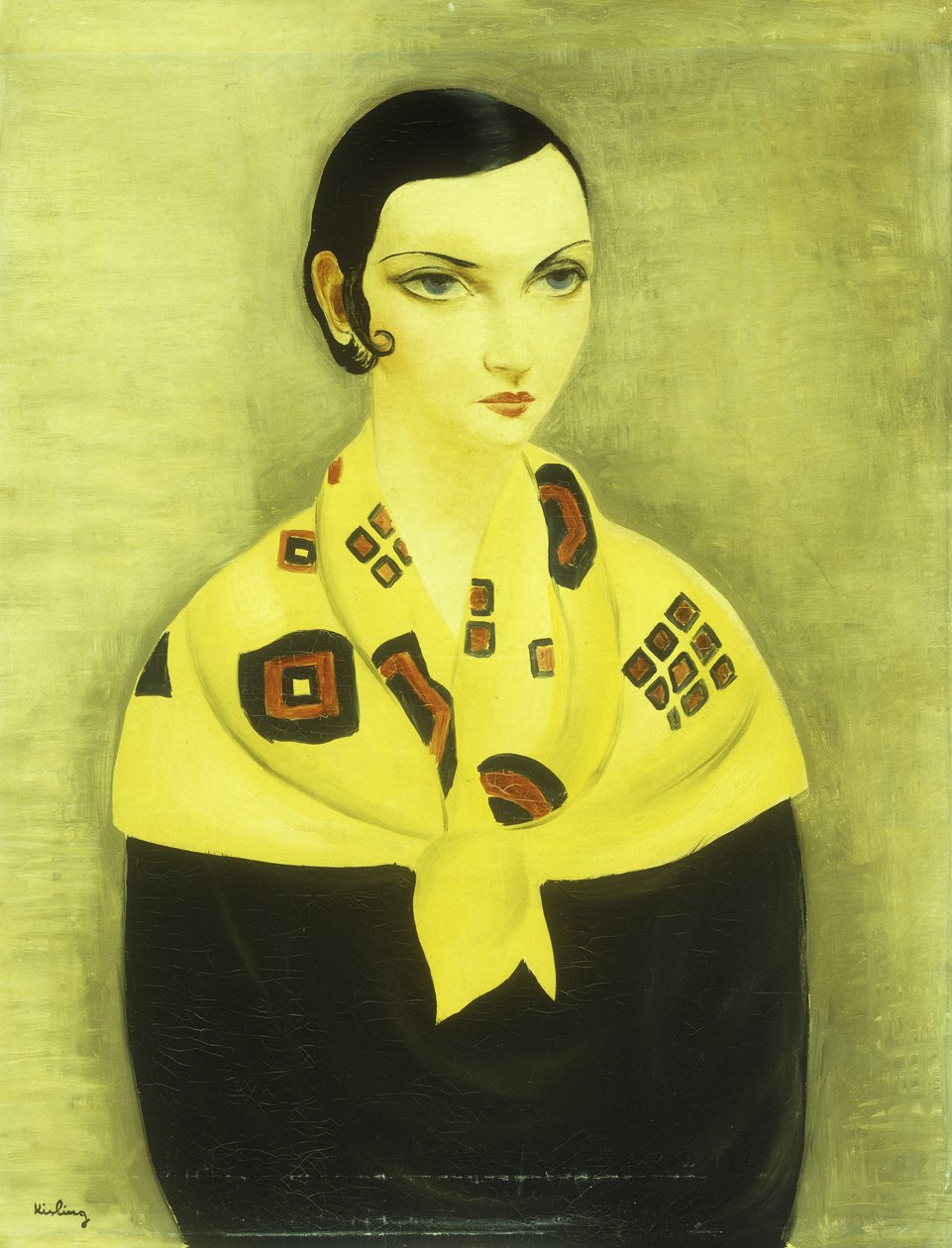 Portret kobiety autorstwa Moise Kisling