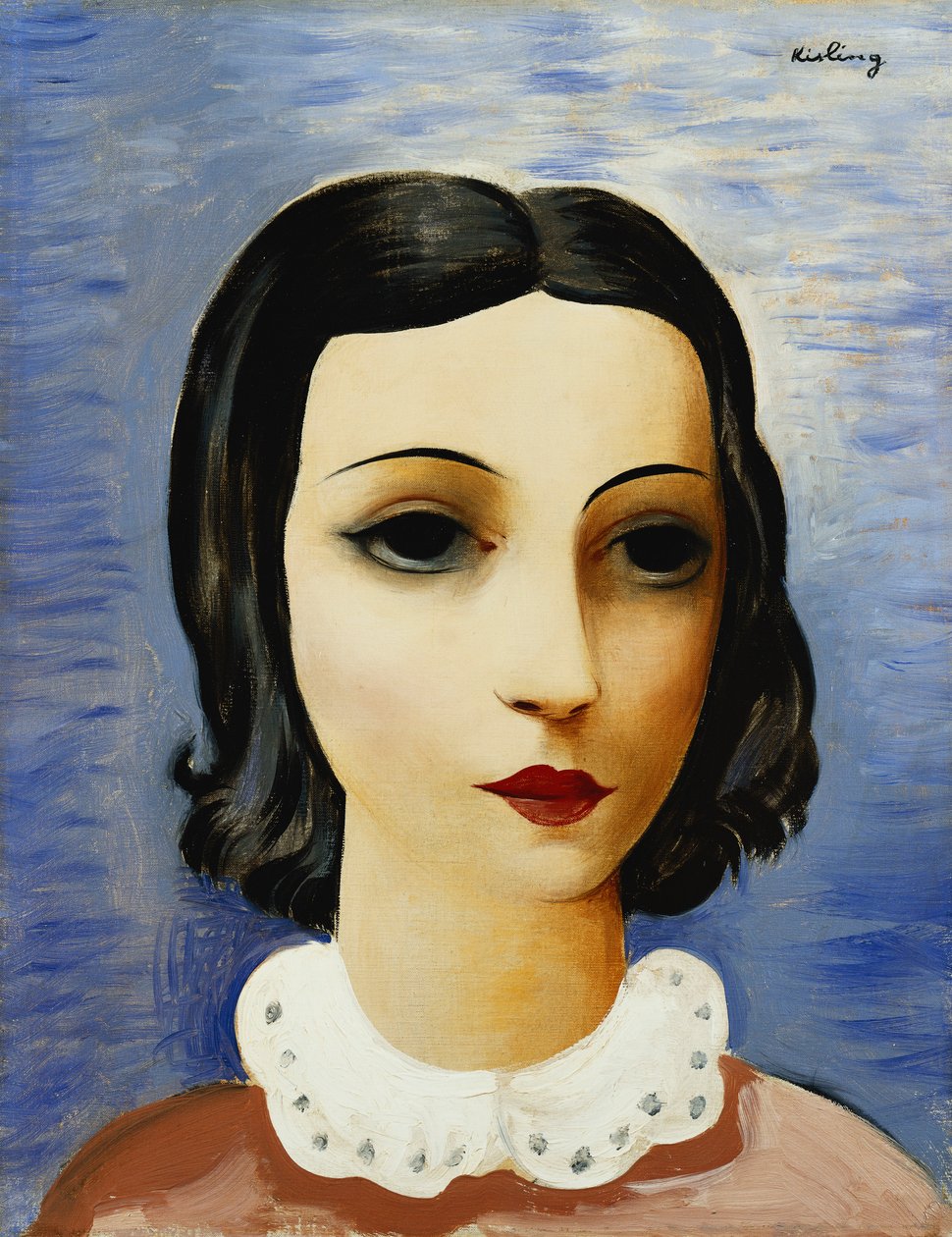 Portret młodej dziewczyny autorstwa Moise Kisling