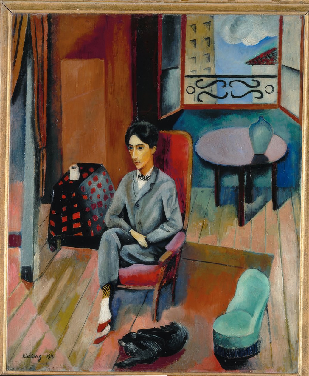 Portret Jeana Cocteau autorstwa Moise Kisling