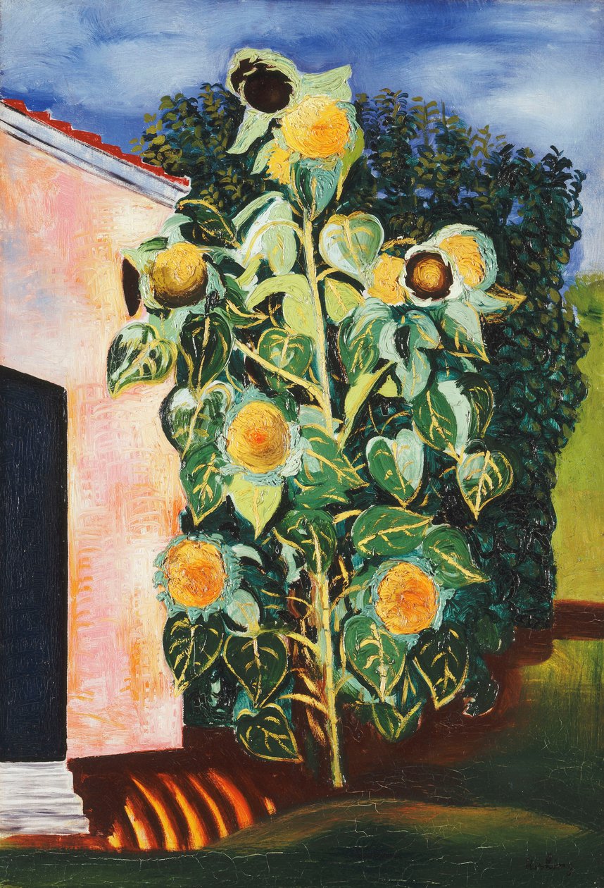Słoneczniki; Les Tournesols autorstwa Moise Kisling