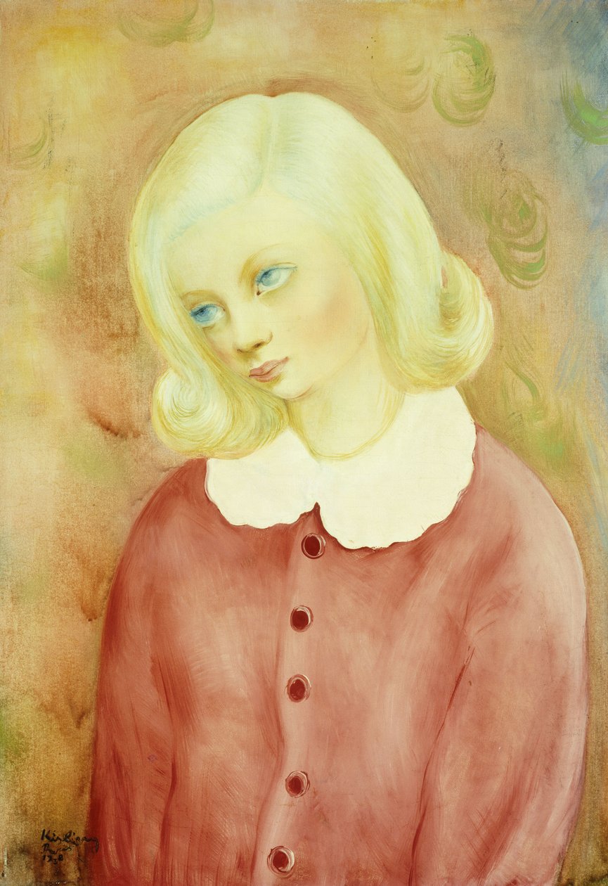 Młoda polska dziewczyna autorstwa Moise Kisling