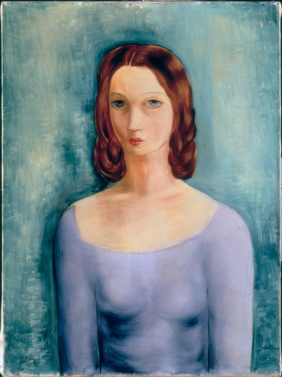 Młoda kobieta autorstwa Moise Kisling