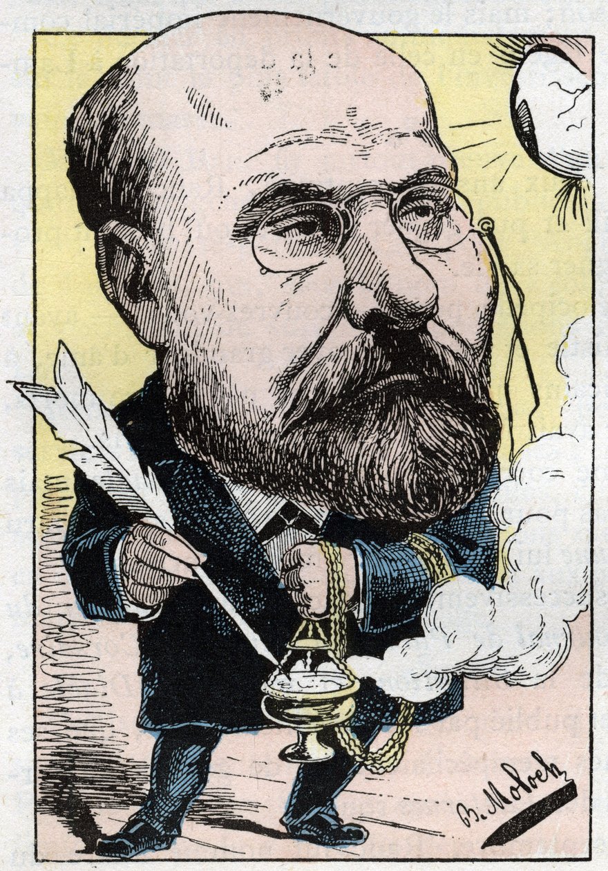 Arthur Ranc (1831-1908), francuski dziennikarz i polityk autorstwa Moloch