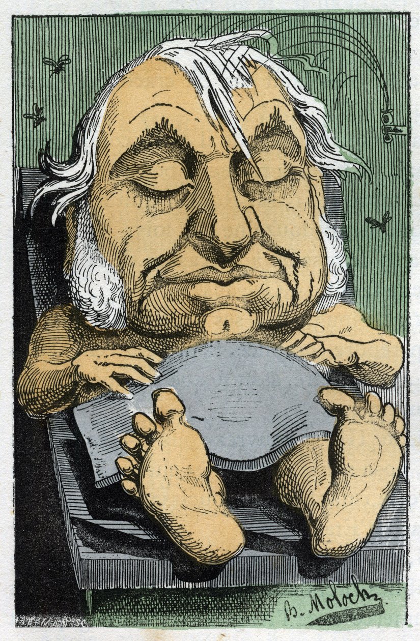 Portret Eugeniusza Rouhera (1814-1884), francuskiego polityka autorstwa Moloch