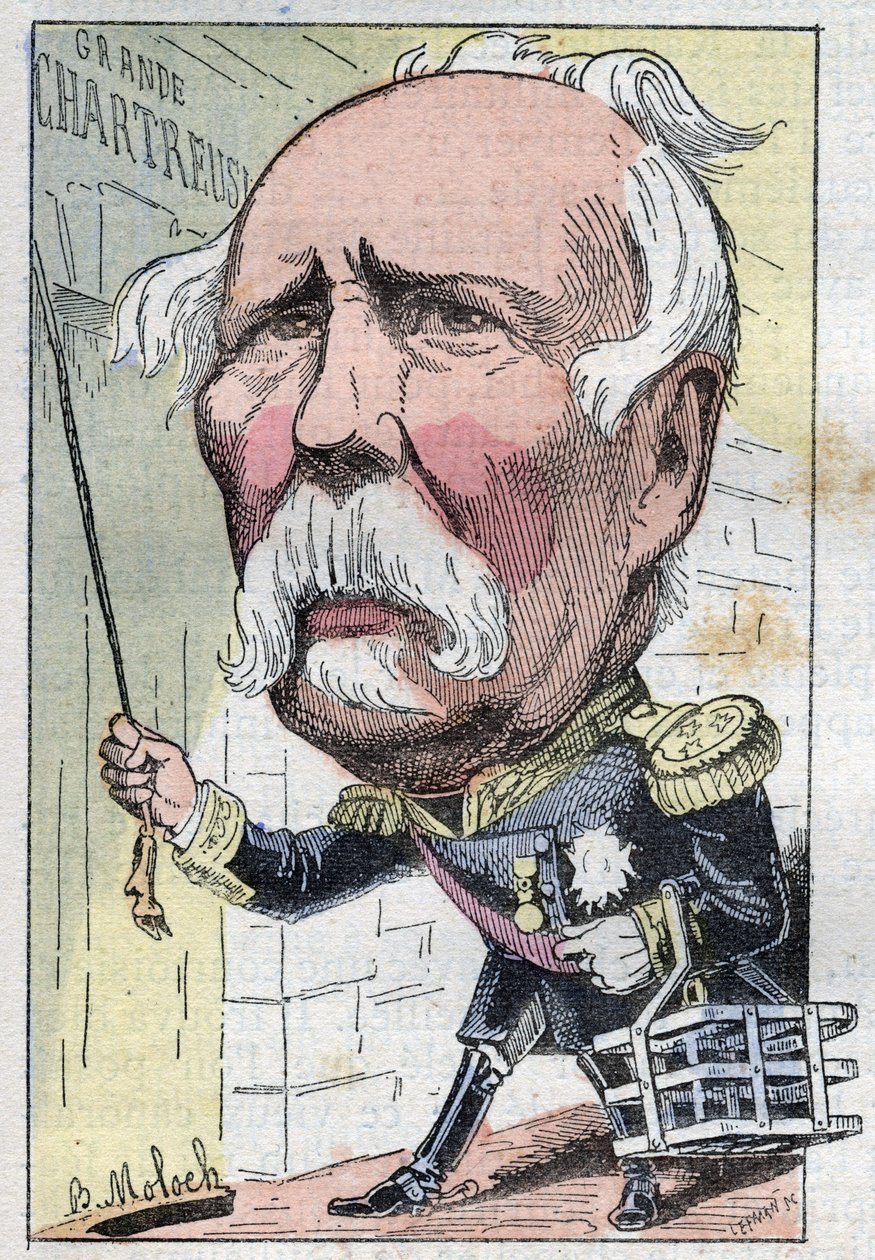 Portret Patrice de Mac Mahon, marszałka Francji w 1859 r., księcia Magenta (1808-1893) prezydenta republiki w latach 1873-1879 autorstwa Moloch