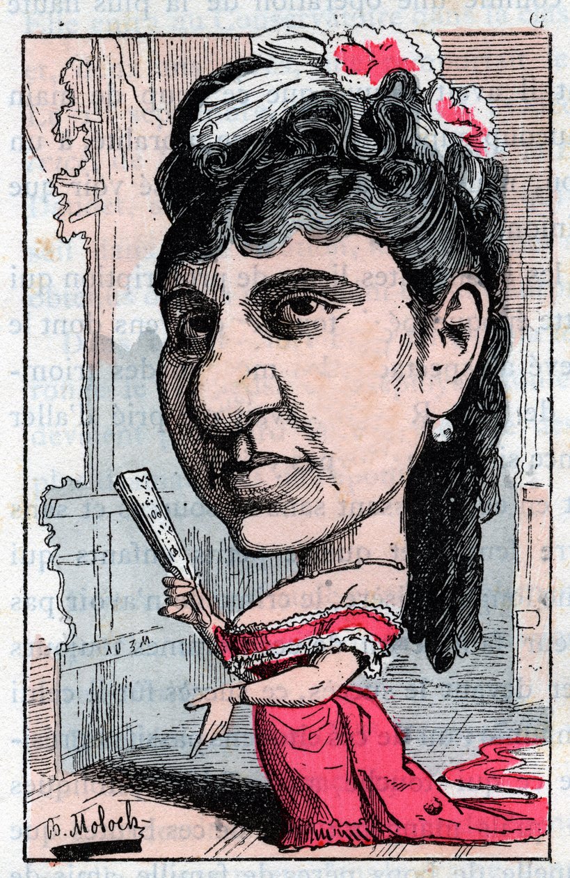 Portret Roselii Rousseil autorstwa Moloch