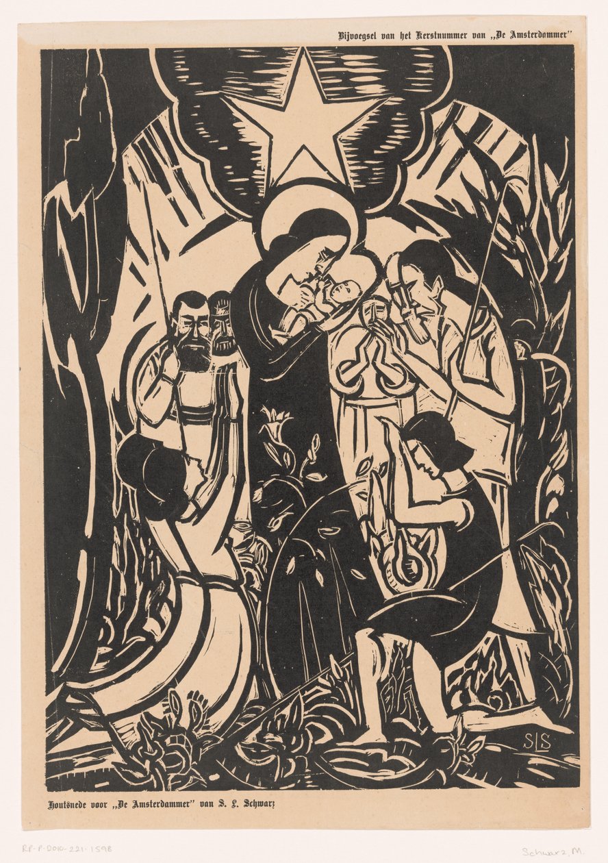 Adoracja pasterzy autorstwa Mommie Schwarz (signed by artist)