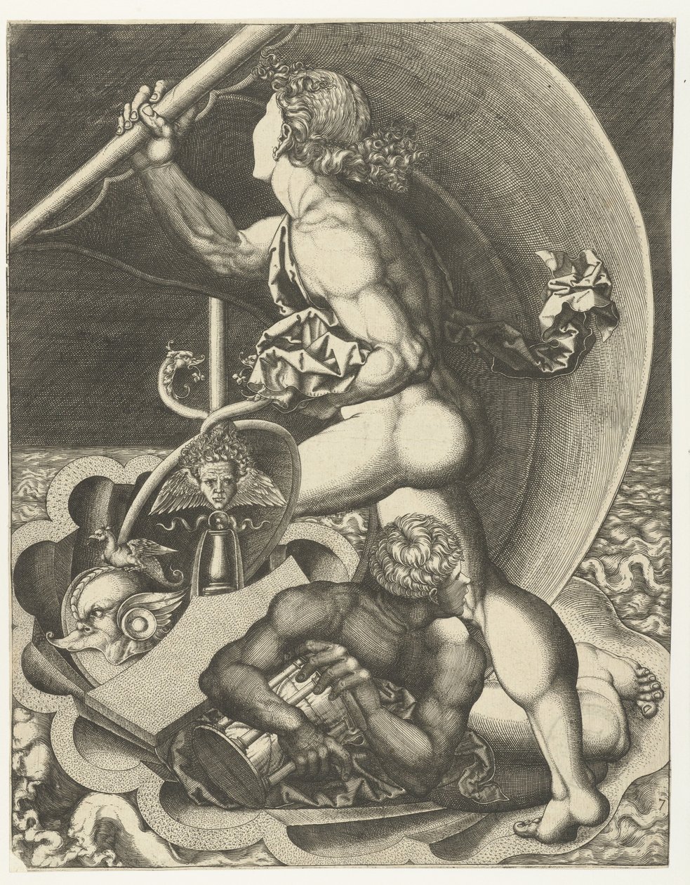 Alegoria Czasu i Fortuny autorstwa Monogrammist AC