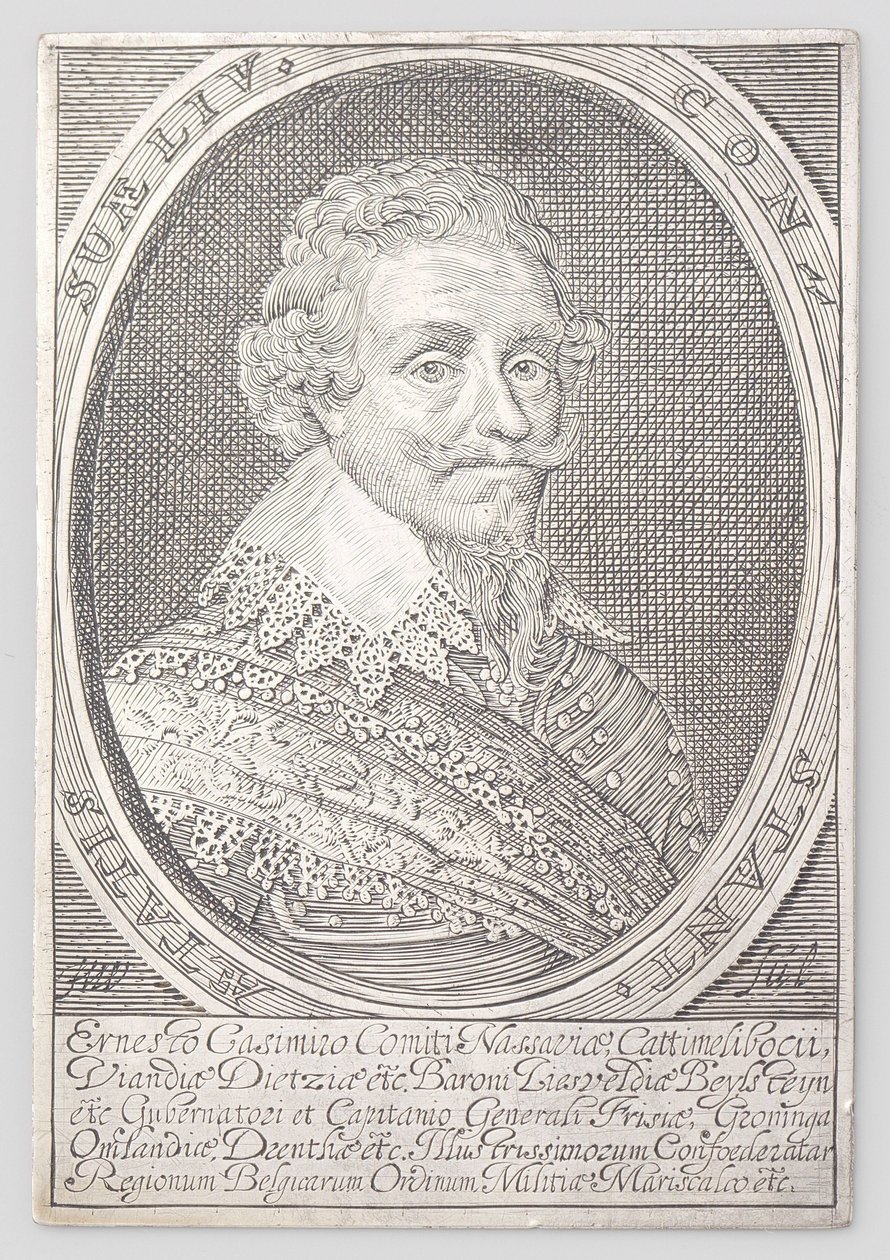 Portret Ernsta van Nassau autorstwa Monogrammist HW